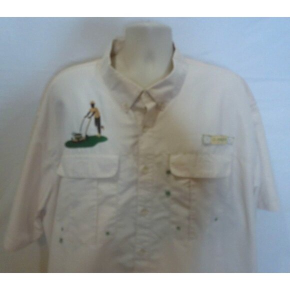 Magellan Fish Gear Men's 3XL Laguna Madre Lawnmower Dad Short Sleeve Top - Picture 1 of 10
